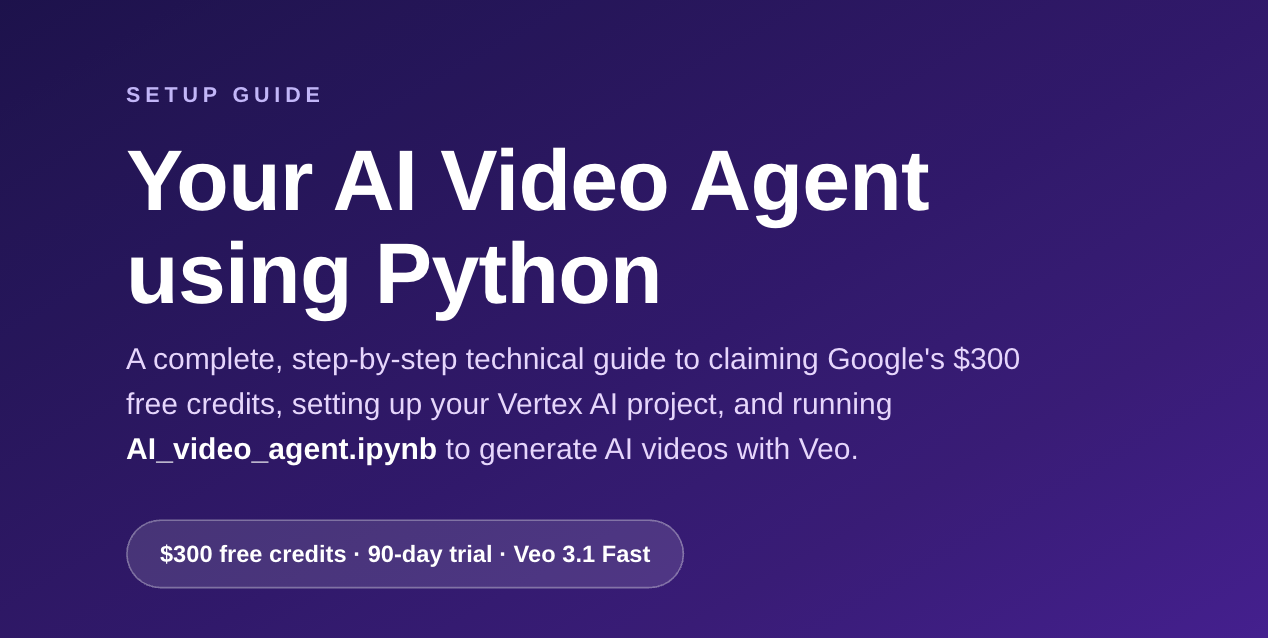 Your AI video Agent using Python App Script